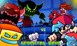 PLay FNF vs Geometry Dash now!