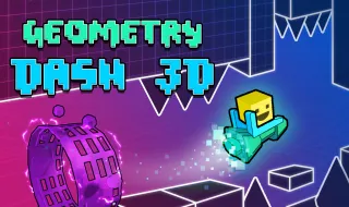 PLay Geometry Dash 3D now!