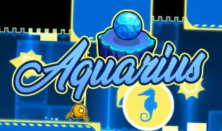 PLay Geometry Dash Aquarius now!