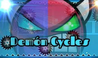 PLay Geometry Dash Demon Cycles now!