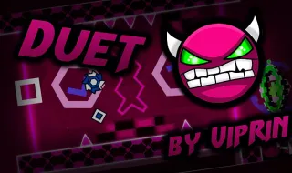 Play Geometry Dash Duet now!