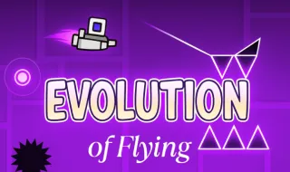 PLay Geometry Dash Evolution of Flying now!