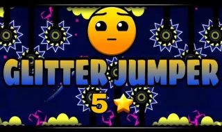Play Geometry Dash Glitter Jumper now!
