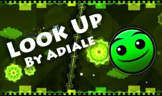 PLay Geometry Dash Look Up now!