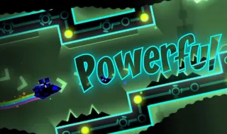 PLay Geometry Dash Powerful now!