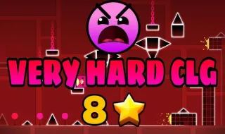 Play Geometry Dash Very Hard CLG now!